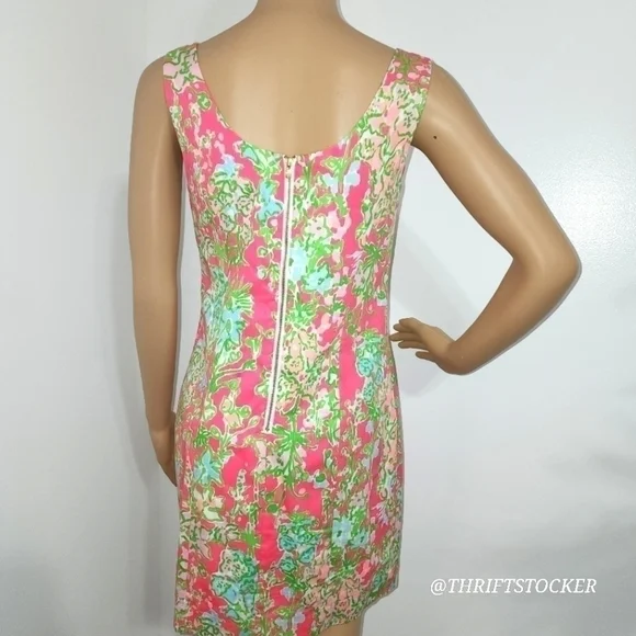 Lilly Pulitzer Flamingo pink Southern Charm Dress - Picture 3 of 8